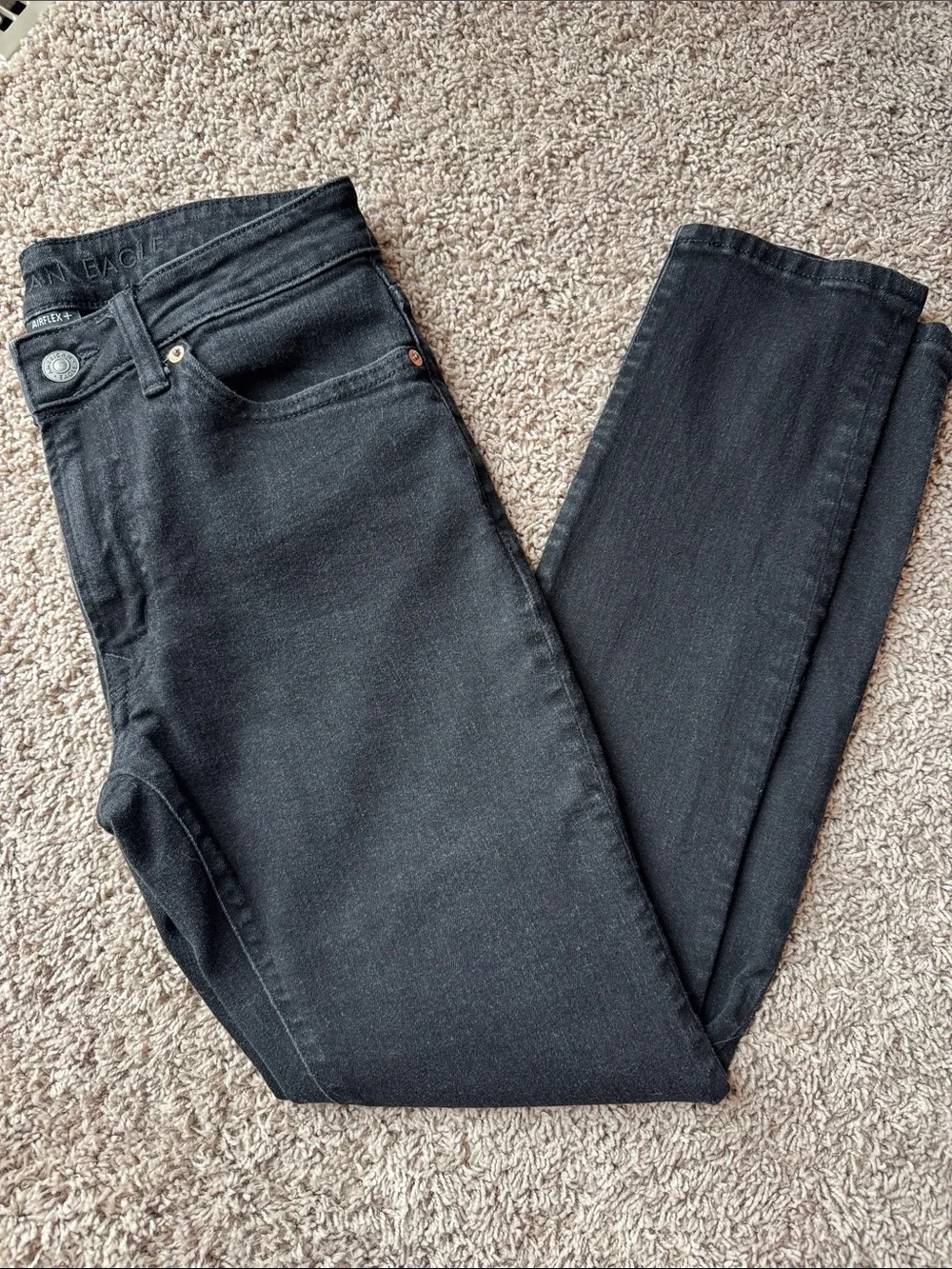 American Eagle Outfitters Men's Skinny Jeans in Black